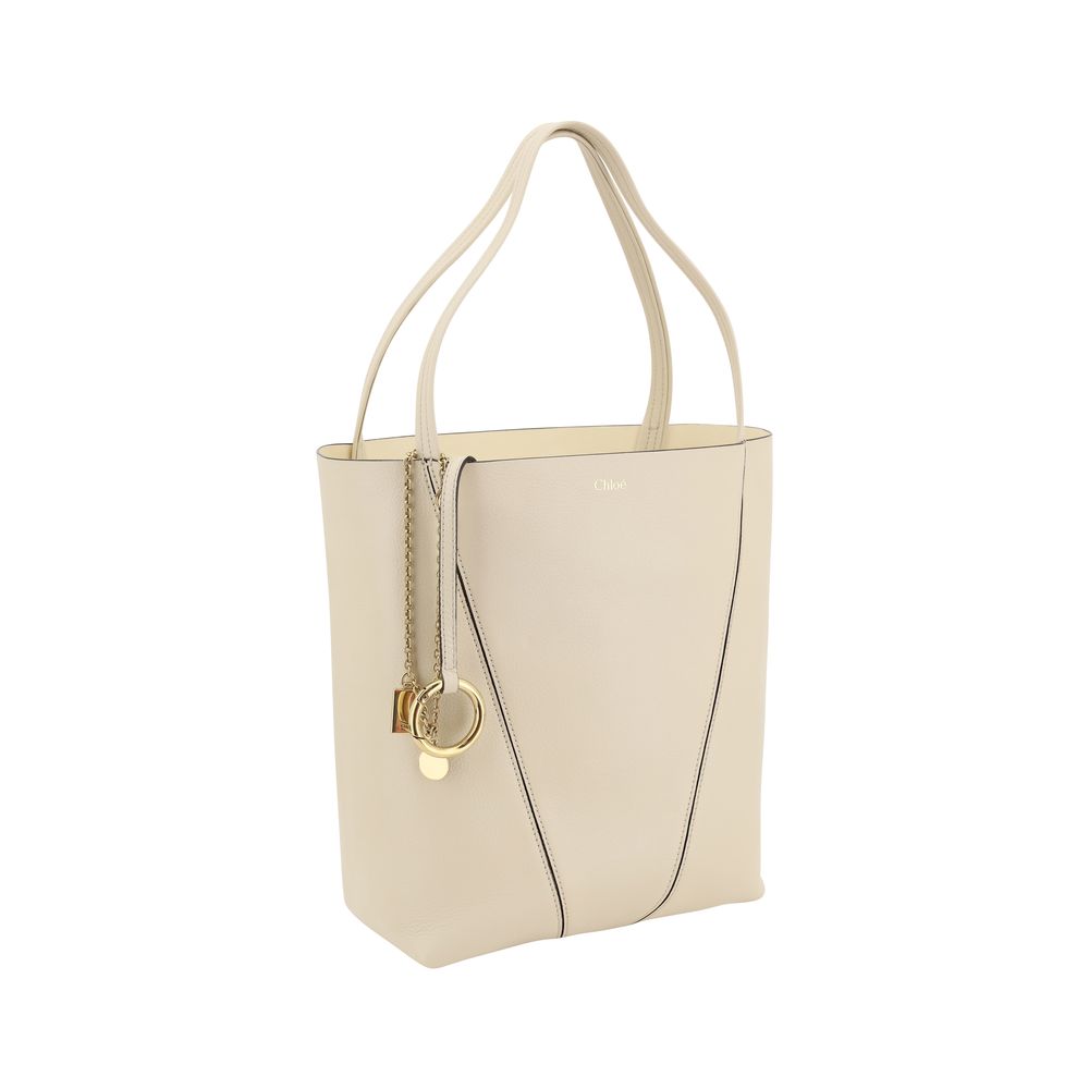 Chloé Beige Calf Leather Bos Taurus Shoulder Bag