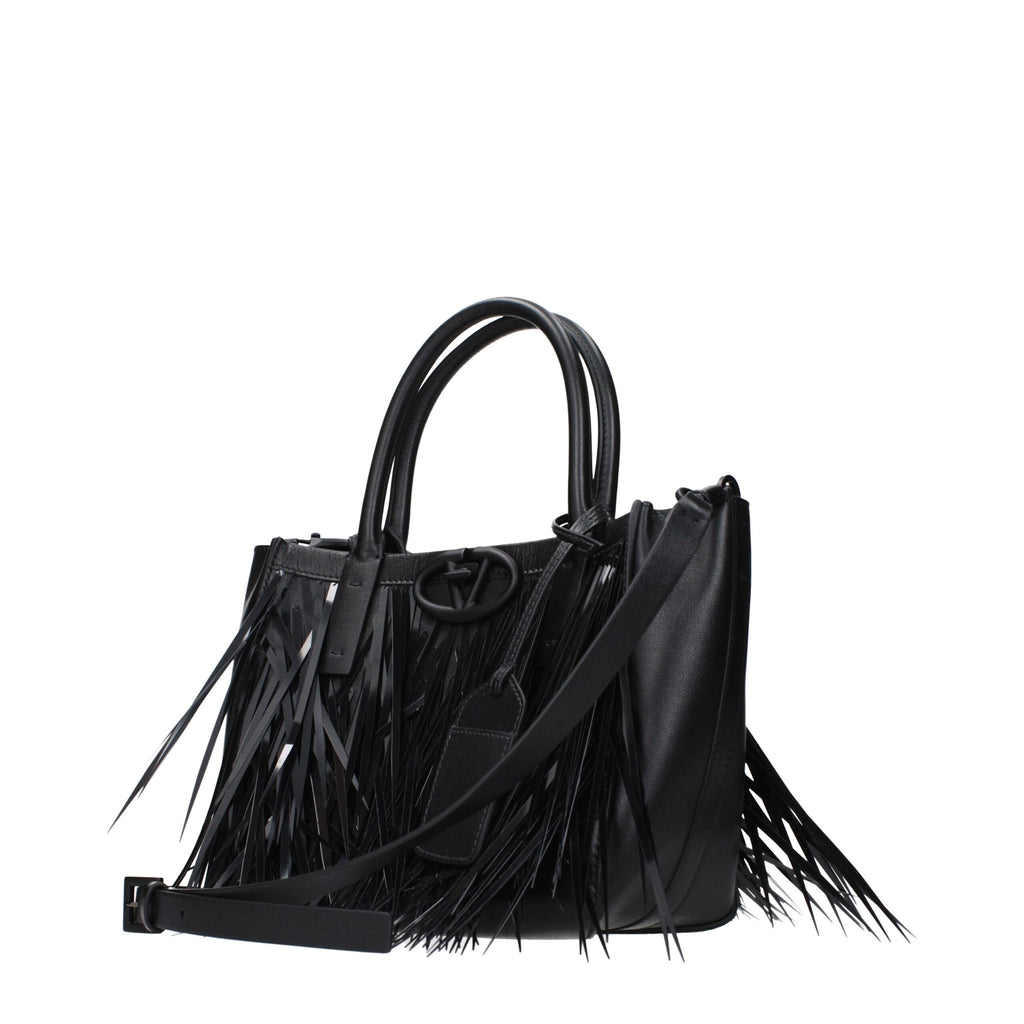 Valentino Garavani Black Leather Handbag