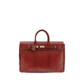 Brunello Cucinelli Bordeaux Calf Leather Bos Taurus Luggage And Travel