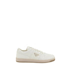 Prada White Lamb Ovis Aries Aries Low Top Sneakers