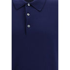 Tom Ford Blue Cotton Polo Shirt